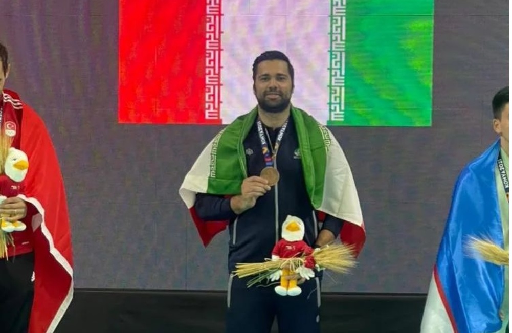 کسب مدال برنز شمشیرباز گیلانی در مسابقات کشورهای اسلامی