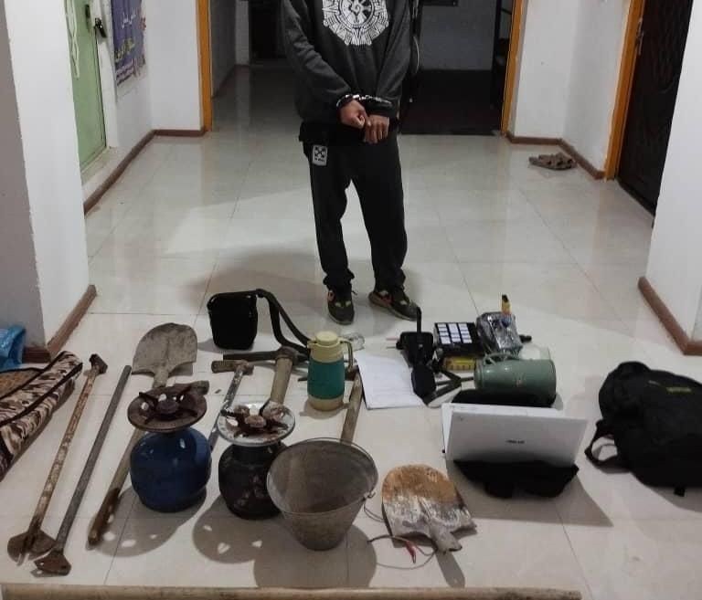 دستگیری حفار غیرمجاز در املش