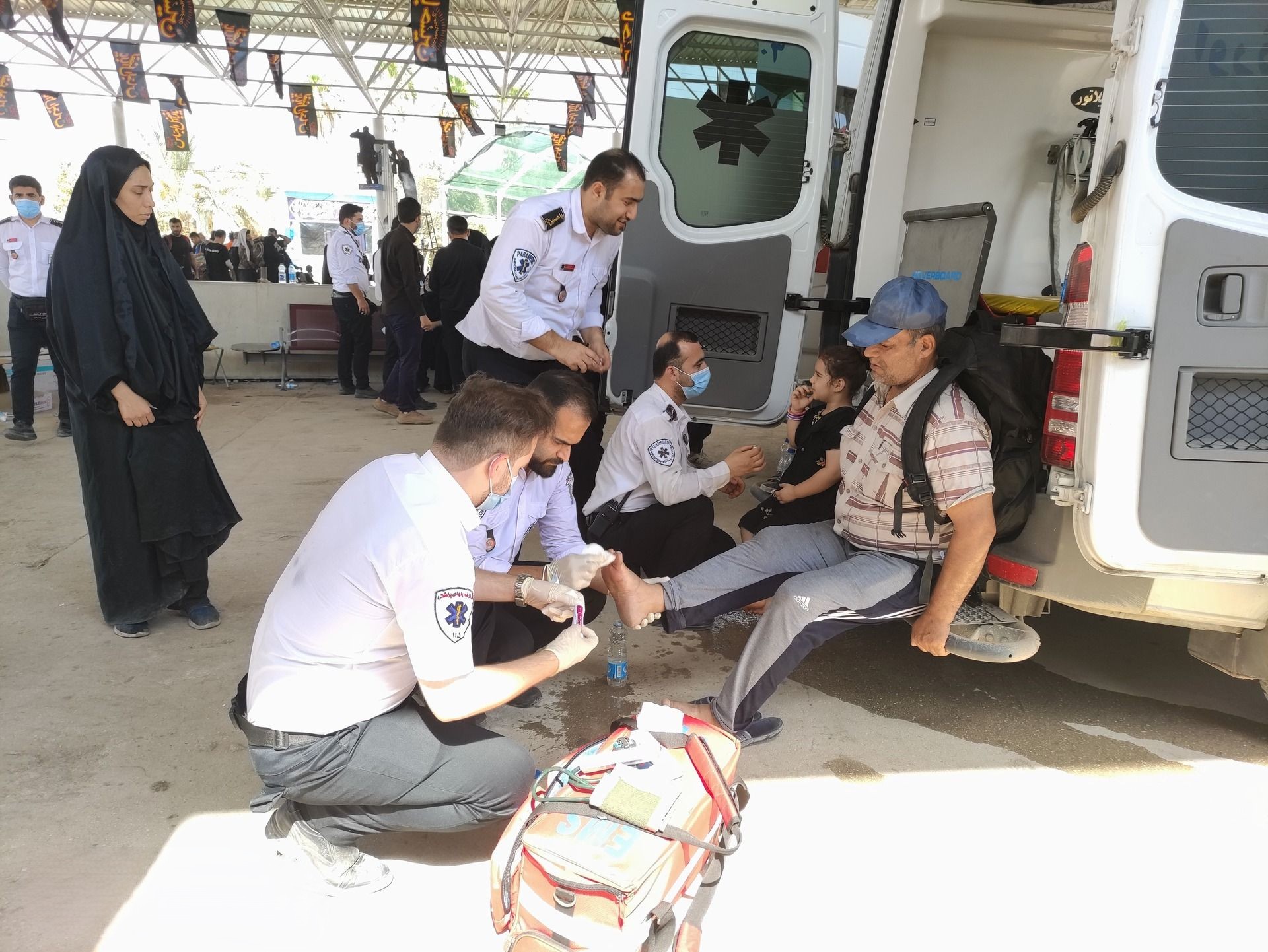 ارائه خدمات پزشکی گیلان به ۲۶۵۷ زائر اربعین در مرز خسروی