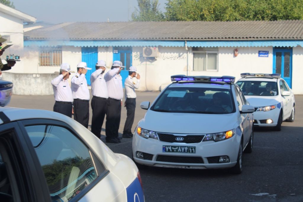 اعزام تیم‌های پلیس راه گیلان جهت پوشش ترافیکی پیاده‌روی اربعین