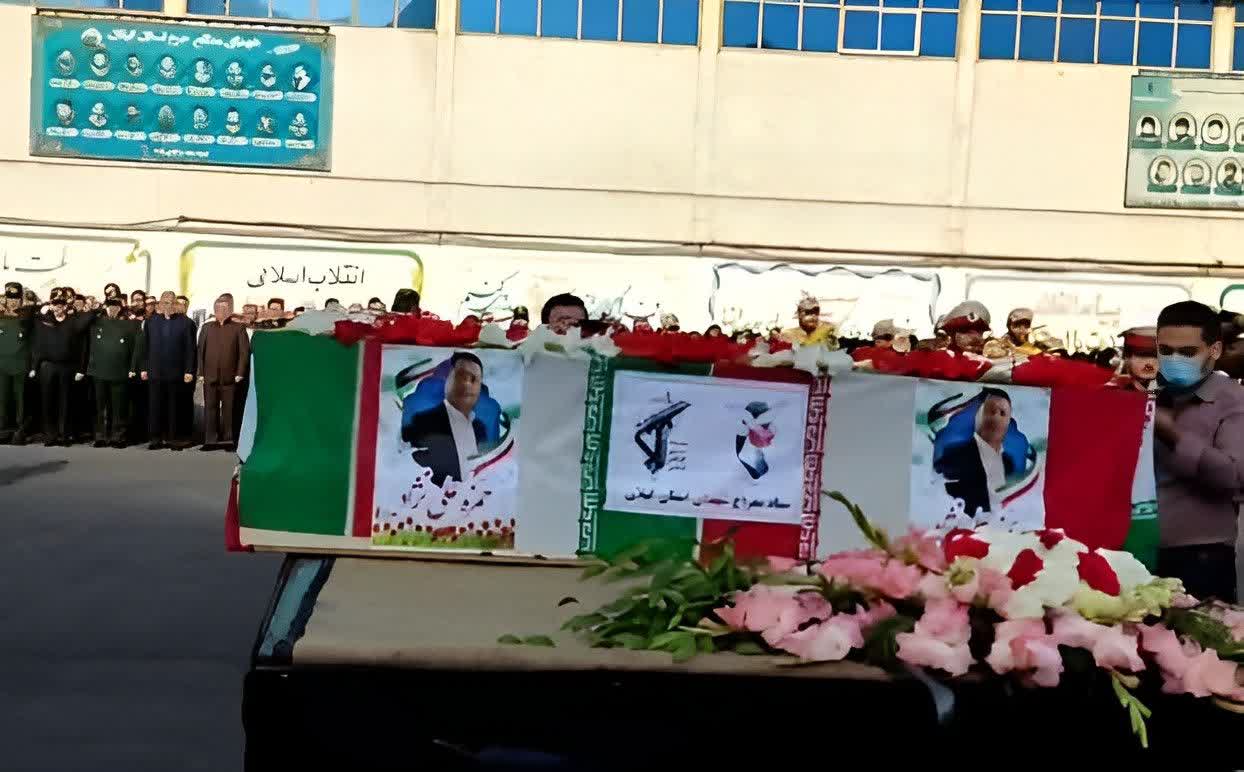 آغاز مراسم تشییع شهید مدافع امنیت “حمزه علی نژاد” در رشت+ فیلم