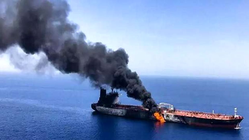 حمله پهپادی به نفتکش اسرائیلی در دریای عمان