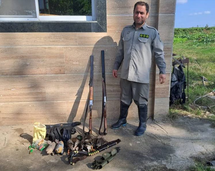 ٢ قبضه سلاح شکاری در صومعه سرا کشف شد