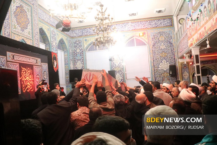 تصاویر| استقبال مردم رودسر از شهید گمنام دفاع مقدس