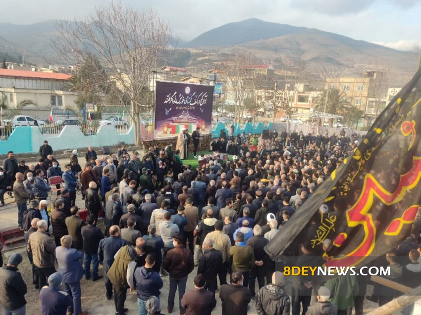 تصاویر| تشییع و تدفین پیکر مطهر شهید گمنام در رستم آباد