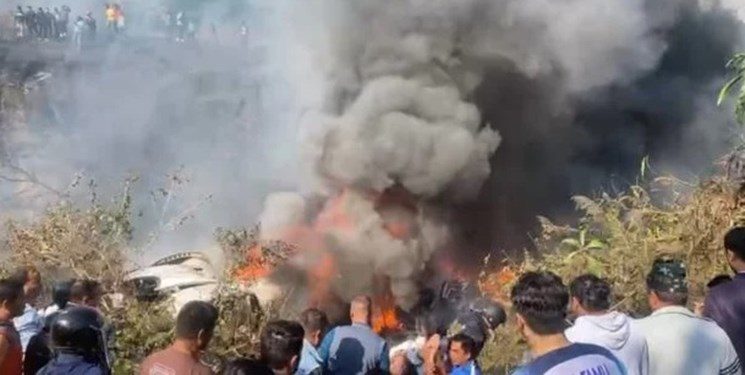 سقوط هواپیمای مسافربری در نپال با ۷۲ سرنشین