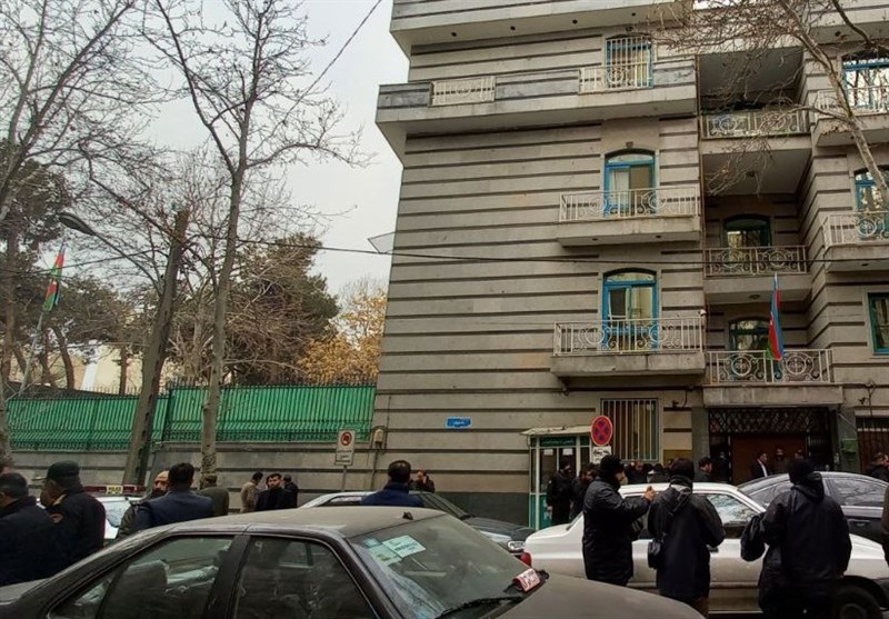 حمله به سفارت آذربایجان در تهران+ فیلم