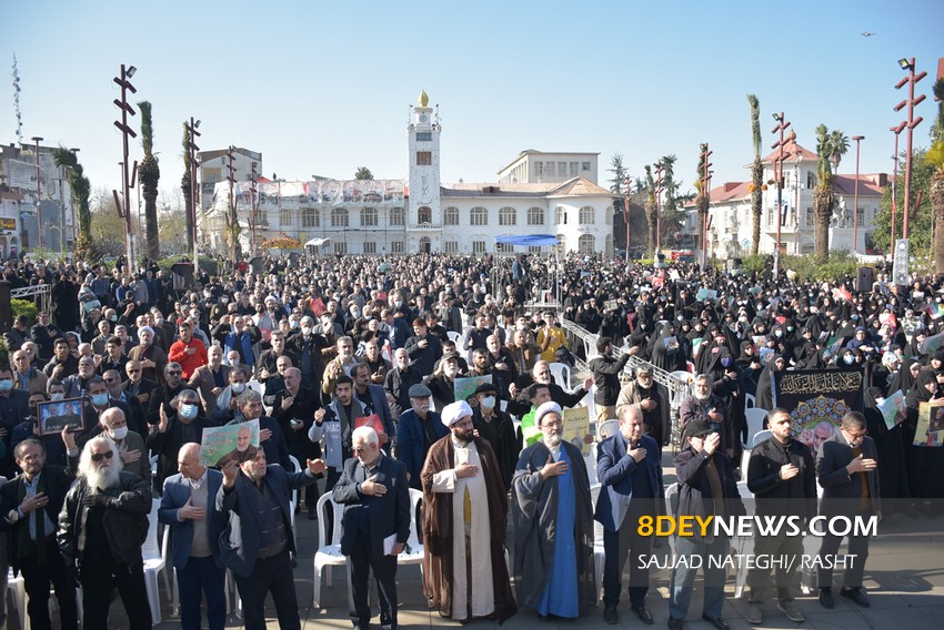 تصاویر| مراسم بزرگداشت سومین سالروز شهادت سردار صلح و مقاومت در رشت
