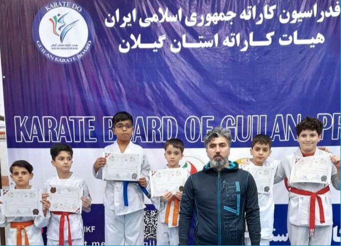  درخشش کاراته کاران ماسالی در مسابقات سبکی کاراته استان گیلان