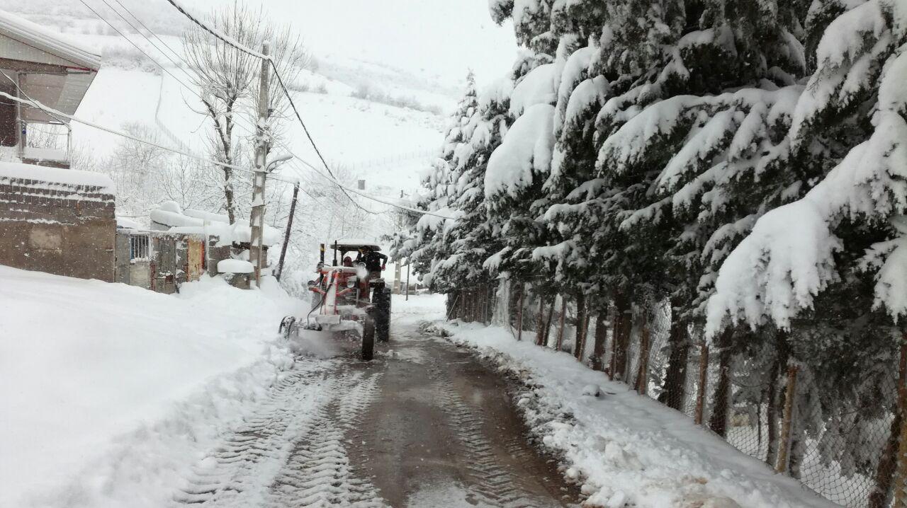 بارش نیم متری برف در ارتفاعات خورگام شهرستان رودبار