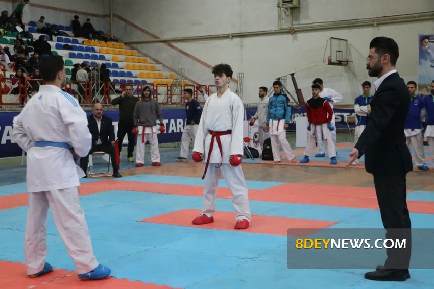 مسابقات کاراته کنترلی بسیج در آستارا برگزار شد + تصاویر