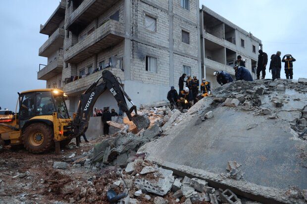 تخریب بسیار وسیع در مناطق شمال‌غربی سوریه
