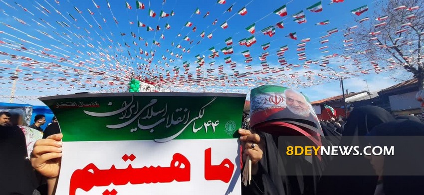 حضور مردم انقلابی لنگرود در راهپیمایی ۲۲ بهمن+ تصاویر