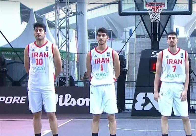 پیروزی تیم ملی بسکتبال سه نفره ایران در کاپ آسیا