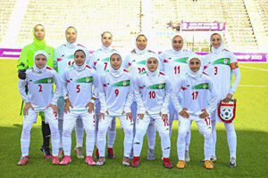 برد تیم فوتبال دختران ایران برابر قرقیزستان
