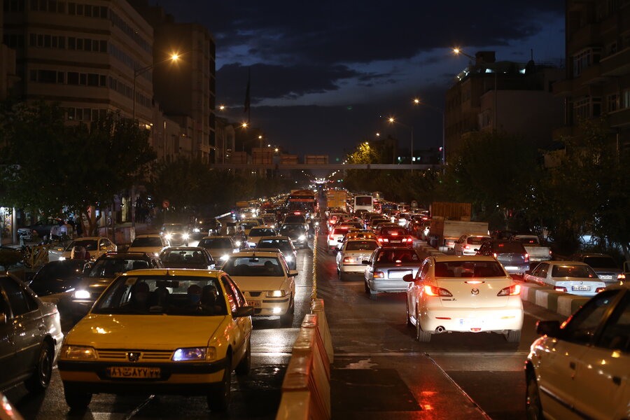 ترافیک سنگین در جاده رشت – قزوین