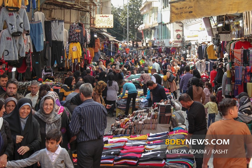 تصاویر| بازار خرید عید در رشت