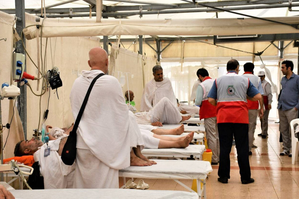 بستری شدن ۹ نفر از حجاج ایرانی در بیمارستان