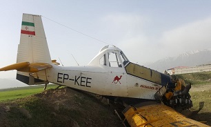 یک هواپیما در قزوین سقوط کرد