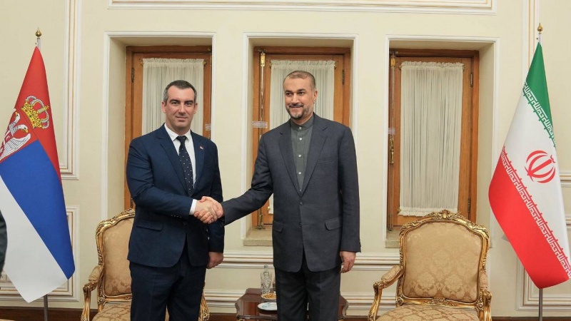 دیدار رئیس مجلس صربستان با وزیر امور خارجه ایران