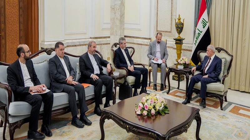 تاکید رئیس جمهور عراق بر گسترش همکاری‌ها با ایران