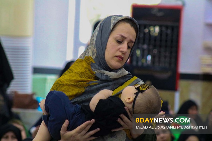 تصاویر| همدلی مادران آستانه‌ای با «حضرت رباب»