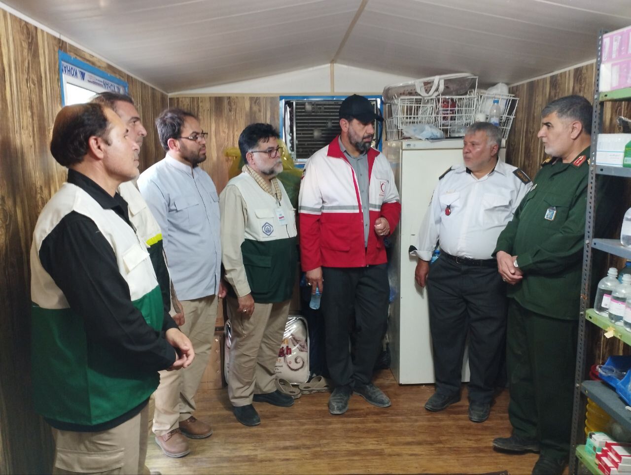افتتاح بیمارستان سیار ۳۲ تختخوابی در مرز مهران