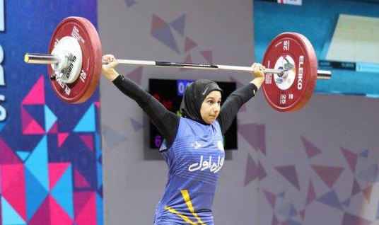  دختران وزنه‌بردار ایران ۴ مدال کسب کردند