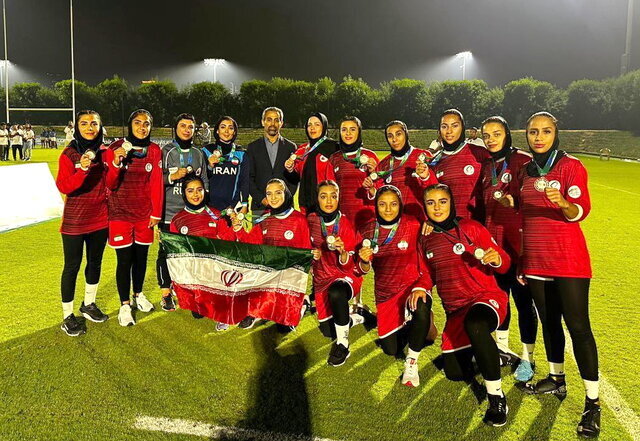 مدال تاریخی بانوان ایرانی در مسابقات راگبی آسیا