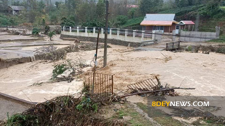 راه اصلی چند روستا در فومن تخریب شد