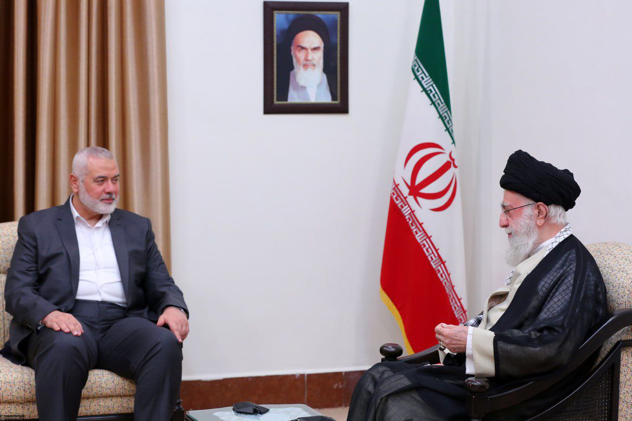 دیدار رئیس‌دفتر سیاسی حماس با رهبر انقلاب
