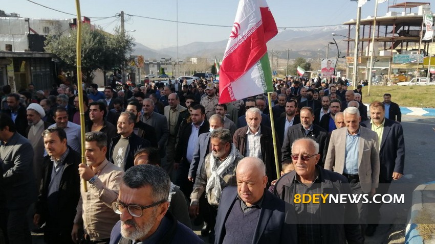 راهپیمایی یوم‌الله ۲۲ بهمن در رودبار | تصاویر