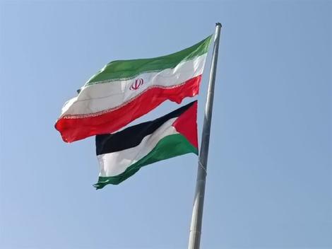 برافراشته شدن پرچم ایران بر دیوار مسجدالاقصی