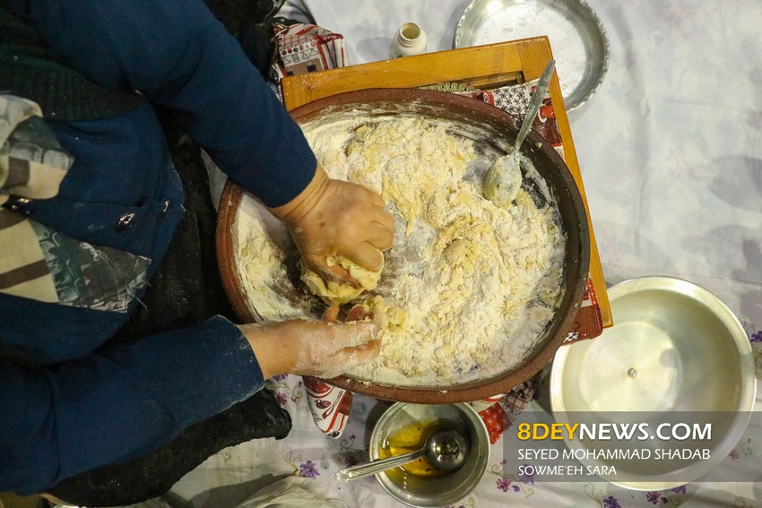 جشنواره حلوا ضیابری در صومعه‌سرا + تصاویر