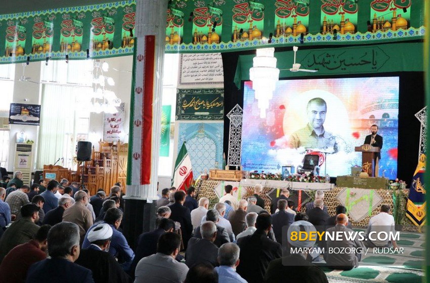 مراسم سالگرد شهادت شهید «امیررضا علیزاده» در رودسر | تصاویر